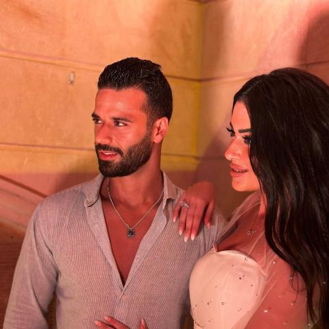 ميرنا نور الدين وعمر عطية - صورة من ستوري إنستقرام