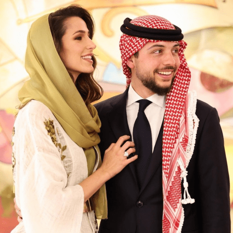 ولي العهد الأردني الأمير الحسين بن عبدالله الثاني والآنسة رجوة بنت خالد آل سيف - صورة من غوغل
