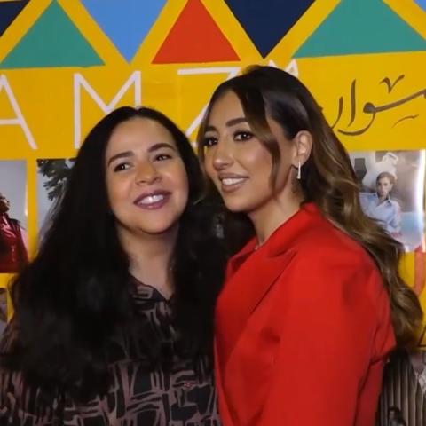 الظهور الأول لايمي سمير غانم في مناسبة عامة بعد ولادتها
