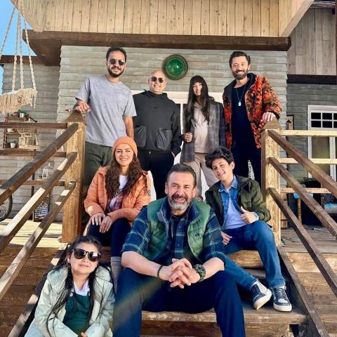 أبطال فيلم بيت الروبي بعد نهاية التصوير - صورة من إنستقرام