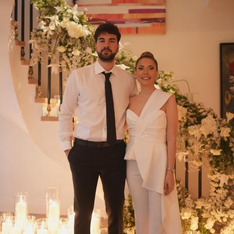 إيدا إيجي وحبيبها لاعب كرة السلة بورهان تونجر - صورة من إنستقرام