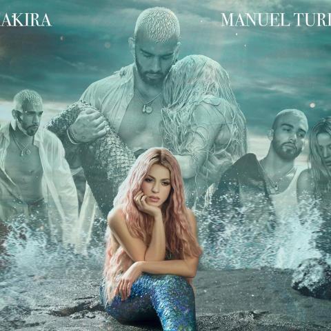 بوستر أغنية شاكيرا ومانويل توريزو Copa Vacia - إنستقرام