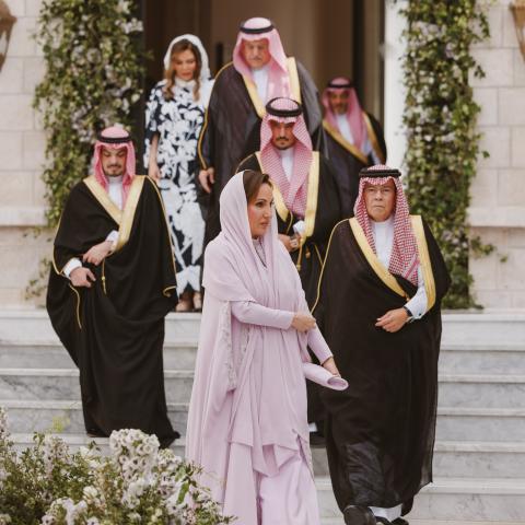 السيدة عزة السديري والدة الأميرة رجوة - صورة من الديوان الملكي الهاشمي على فليكر