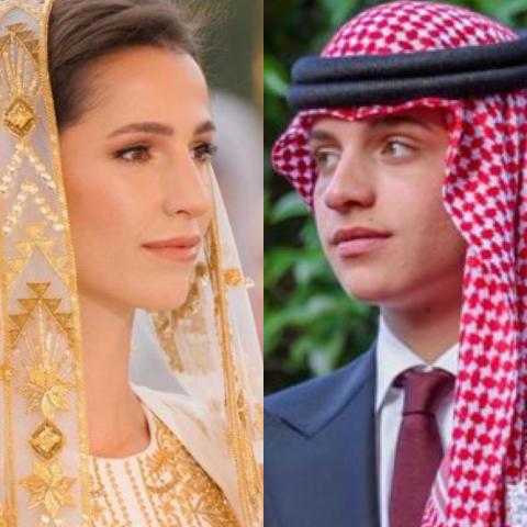 الأمير هاشم بن عبدالله الثاني والآنسة رجوة آل سيف