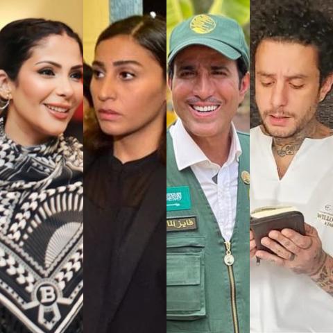 أحمد الفيشاوي، فايز المالكي، دينا الشربيني ومنى زكي - إنستغرام