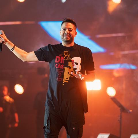 محمد حماقي في جدة- تويتر @benchmarck_ksa