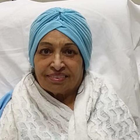 أمل عباس - صورة معدلة من السوشيال ميديا