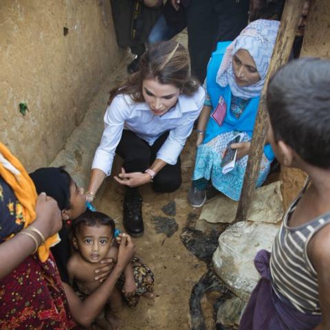 الملكة رانيا - صورة من حسابها على تويتر