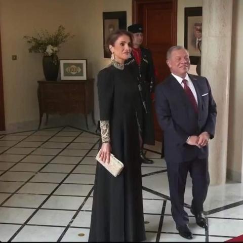 الملك عبدالله الثاني ابن الحسين والملكة رانيا العبدالله