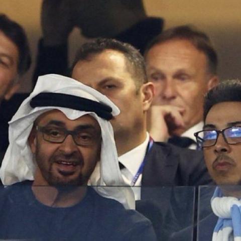 رئيس الدولة الشيخ محمد بن زايد ونائب رئيس الدولة الشيخ منصور بن زايد