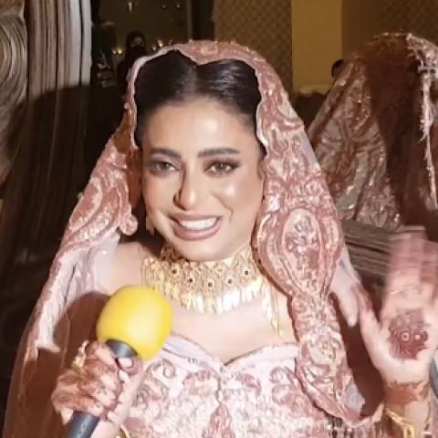 ET بالعربي حصريًا في زفاف شذى سبت و بماذا نصحتها شقيقاتها؟