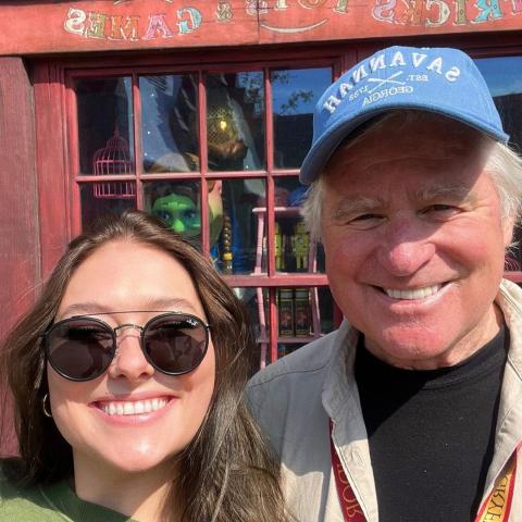 تريت ويليامز وابنته إيلي ويليامز- انستقرام @elliecwillis