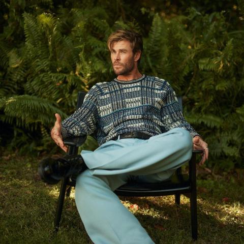 كريس همسوورث - انستقرام @britishgq