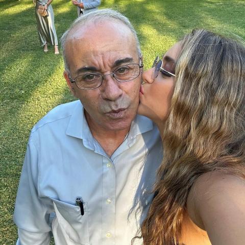 ريان حركة مع والدها الراحل - صورة من انستقرام