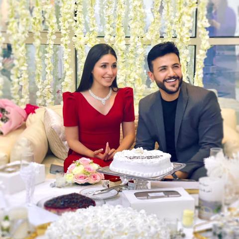 خطوبة أحمد الخفاجي و ساندي جمال