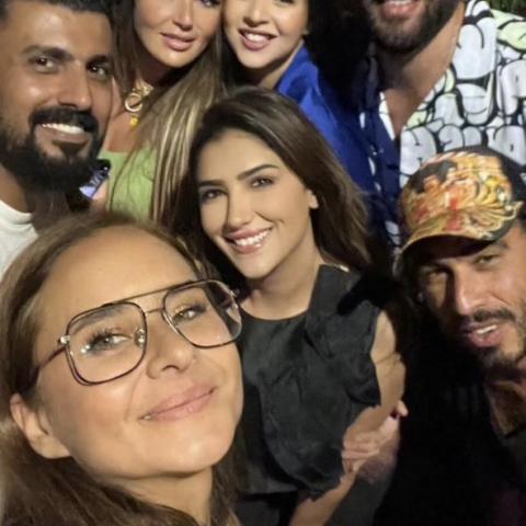 سهرة محمد سامي ومي عمر  بحضور النجوم