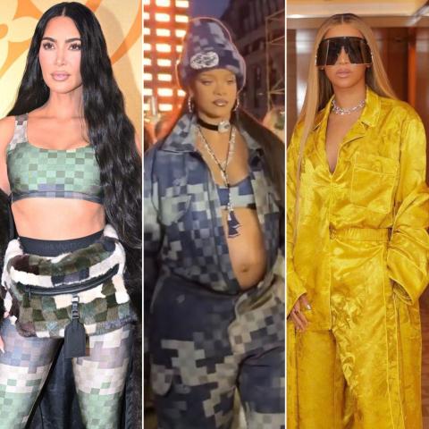 ريهانا، بيونسيه ، كيم كارداشيان وغيرهم في عرض أزياء لويس فيتون