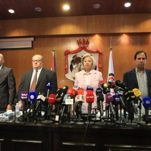 من المؤتمر الصحفي - صورة من تويتر