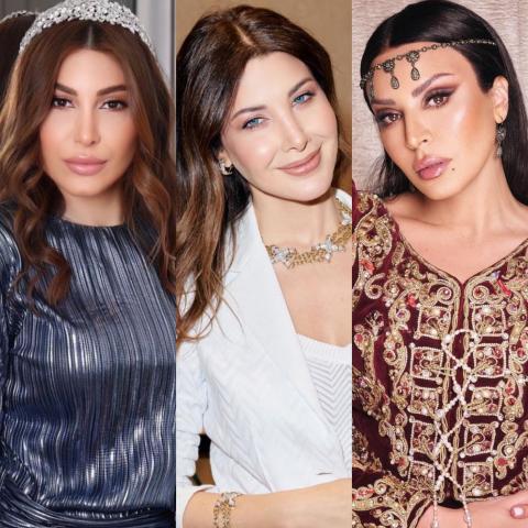 أمل بوشوشة ونانسي عجرم ويارا - إنستغرام