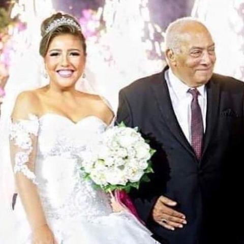 مي كساب ووالدها - صورة من إنستقرام