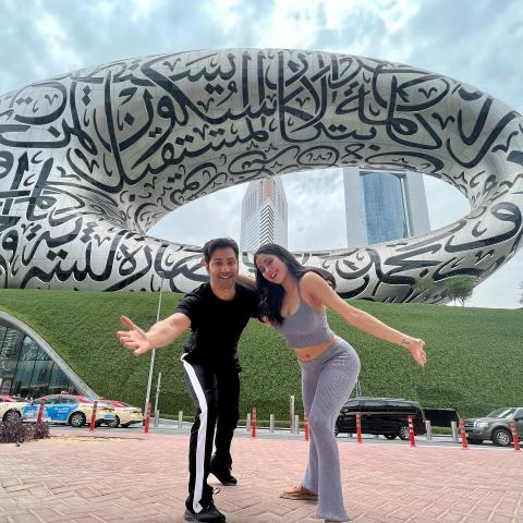 ارون دهاوان Varun Dhawan وجانفي كابور Janhvi Kapoor - صورة من نستقرام