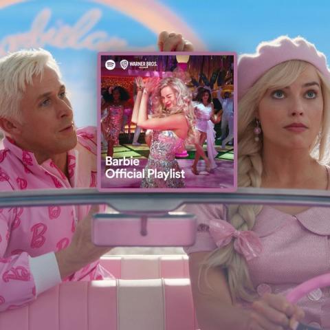 مارغوت روبي وريان غوسلينغ من فيلم Barbie- انستقرام @barbiethemovie