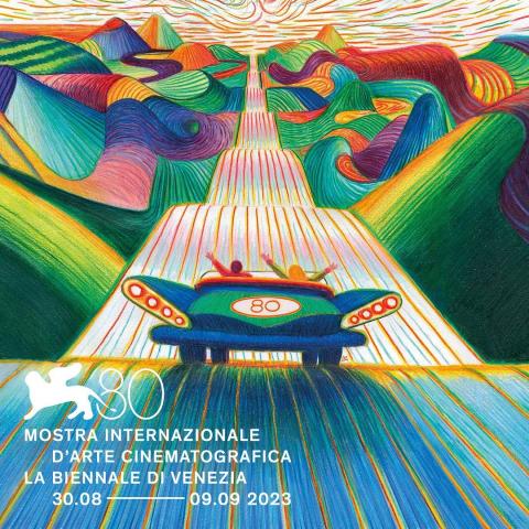 بوستر مهرجان البندقية السينمائي الدولي بدورته الـ 80 - صورة من إنستقرام