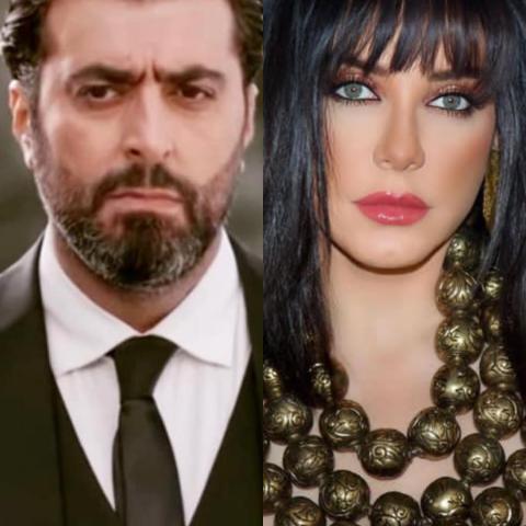 سلاف فواخرجي وباسم ياخور