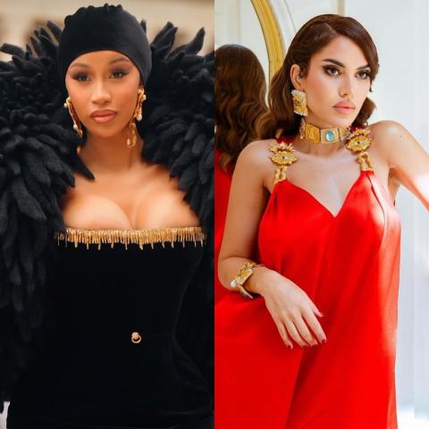 نجود الرميحي وكاردي بي - إنستغرام