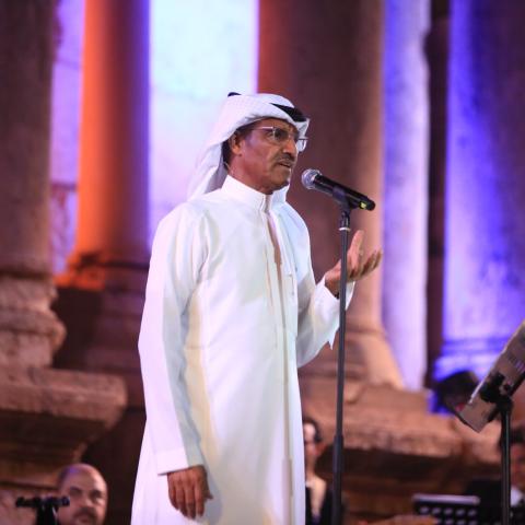 خالد عبدالرحمن من مهرجان جرش - صورة من تويتر