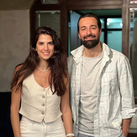 أحمد حاتم وكارمن بصيبص