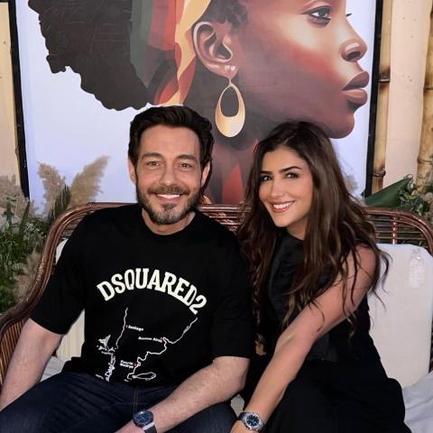 مي عمر وأحمد زاهر