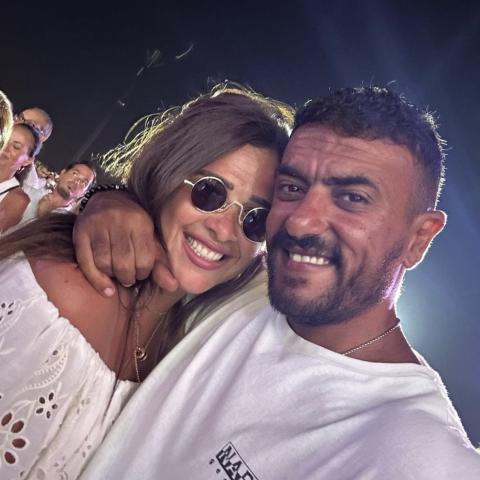 ياسمين عبد العزيز وزوجها أحمد العوضي - إنستغرام
