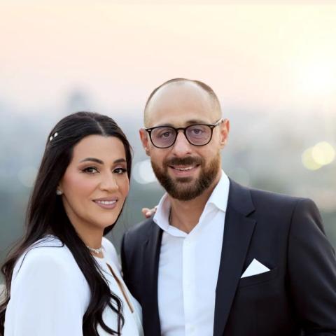 بتول عرفة و هاني الطباري - صورة من انستقرام Hermanos Studio