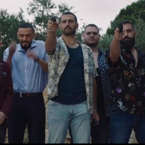 أبطال فيلم الفيل الكوميدي اللبناني - صورة من فيديو الإعلان الترويجي