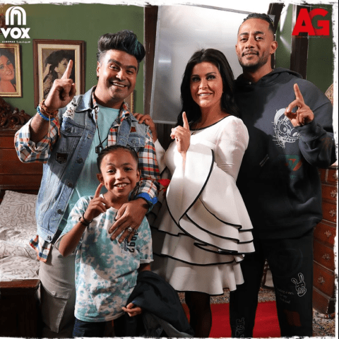 محمد رمضان وأبطال فيلم ع الزيرو