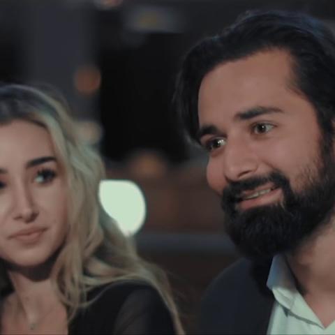 أحمد حاتم وهنا الزاهد بالجزء الأول من فيلم قصة حب