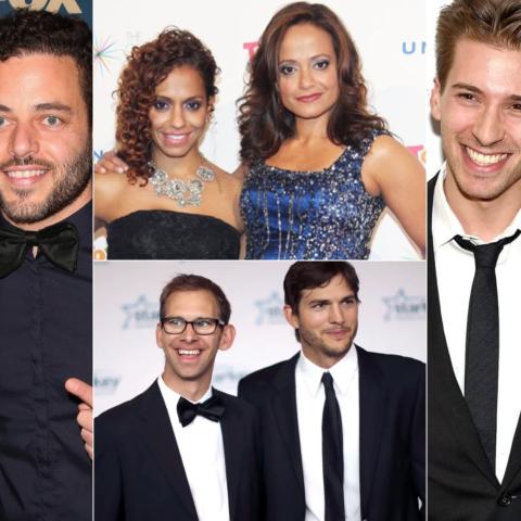 المشاهير وتوائمهم - الصور من السوشيال ميديا