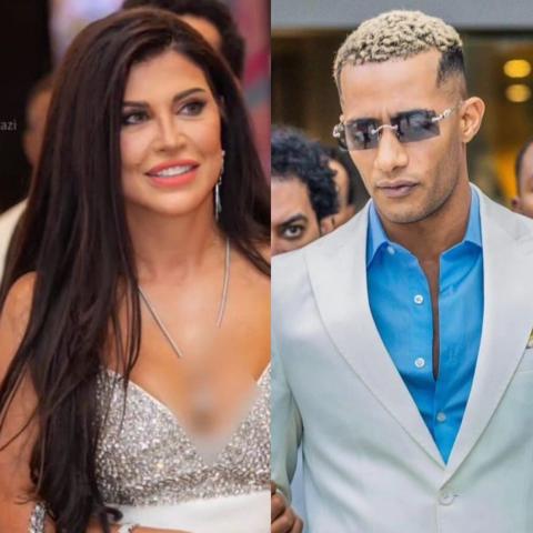 محمد رمضان وجمانة مراد - صورة معدلة