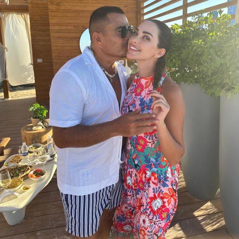 داليدا خليل وعمرو دياب - صورة من إنستقرام