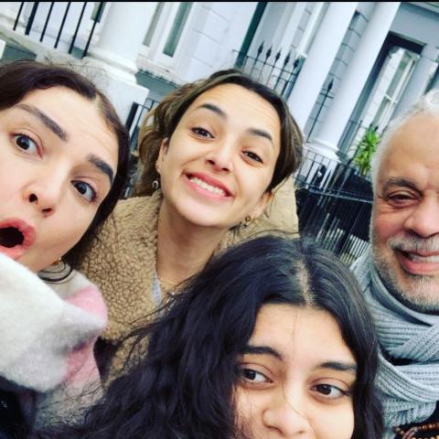 شرف زكي وروجينا - صورة من إنستقرام