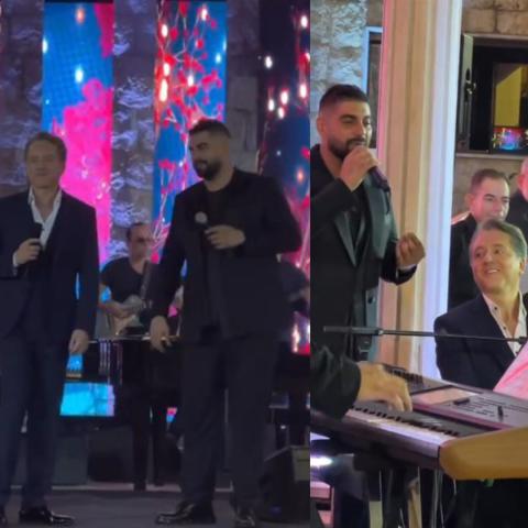 مروان خوري وآدم - صورة من السوشيال ميديا