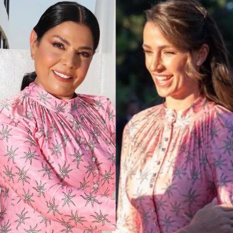 صباح الجزائري بإطلالة الأميرة رجوة الحسين - إنستغرام