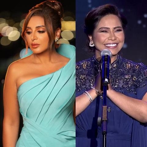 شيرين توجه رسالة شكر لانغام في ليلة الدموع