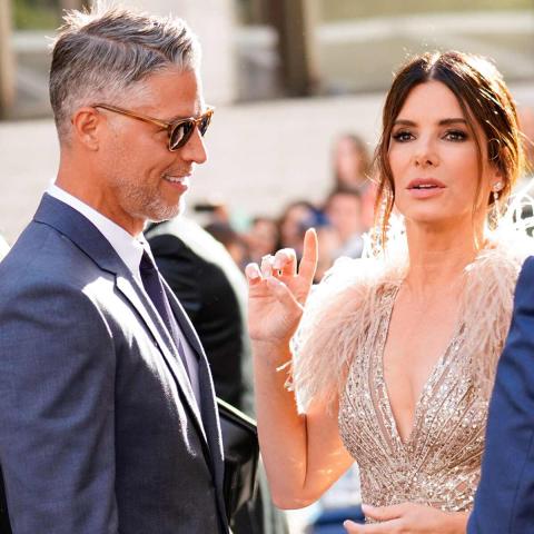 ساندرا بولوك وشريكها بريان راندال - تويتر