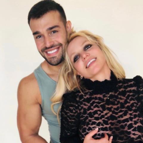 بريتني سبيرز و سام أصغري - صورة من انستقرام