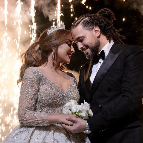 زفاف جميلة البداوي وعبدالفتاح جريني - صورة من انستغرام