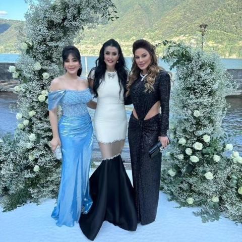 غادة عبد الرازق تتوسط لجين عمران و جوانا كريم - صورة من انستقرام