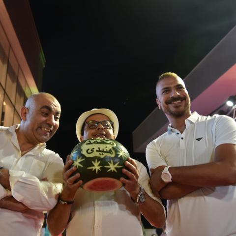 محمد هنيدي من عرض فيلم &quot;مرعي البريمو&quot;