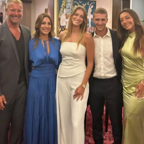 من حفل خطوبة ابنة تامر هجرس - صورة معدلة من السوشيال ميديا